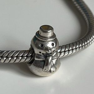 (Closet Clearance Sale!) Pandora Snowman Charm